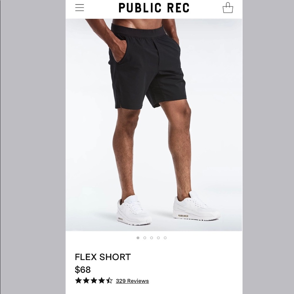 Public Rec all day every day shorts (32r black)